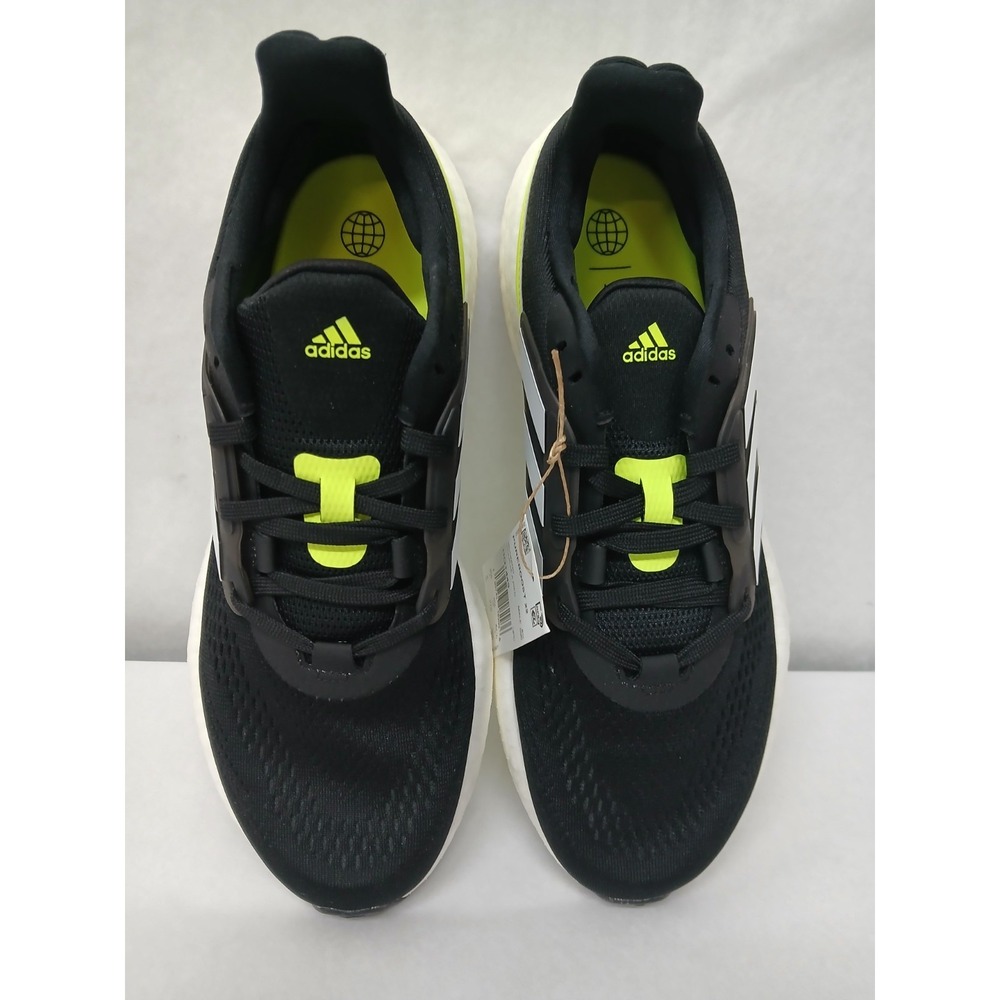 Adidas Men's Pureboost 22 Running Training Shoes HQ1449 Black Yellow White Sz 9 - Picture 6 of 10